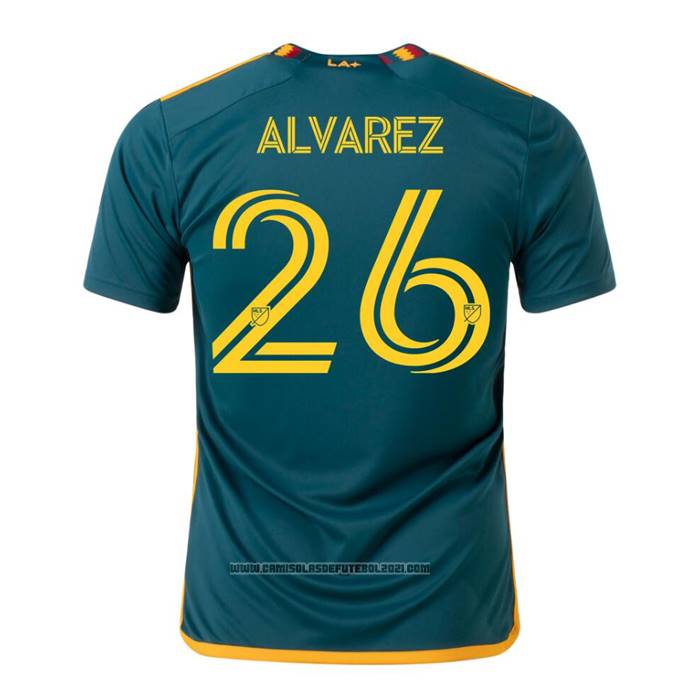 Camisola Los Angeles Galaxy Jogador Alvarez 2º 2023-2024